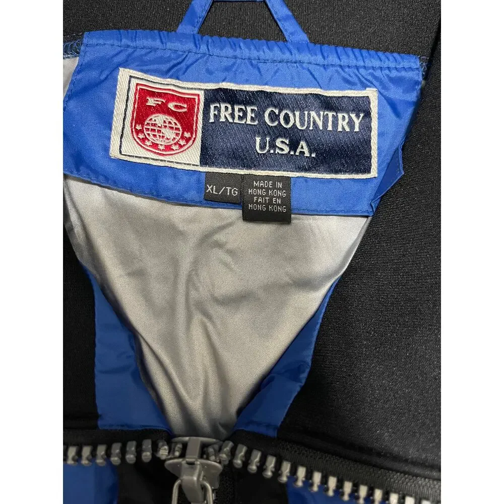 Free Country USA Blue XL Free Tech Aqua Sport Adventure Jacket